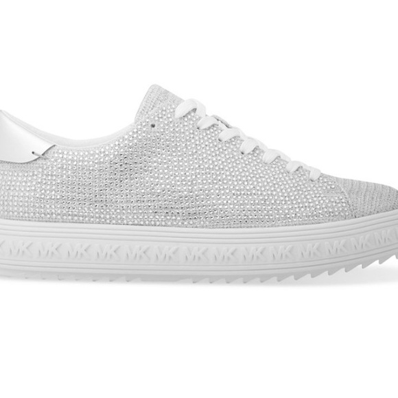 Michael Kors Women's Grove Lace-Up Sneakers - Picture 7 of 8